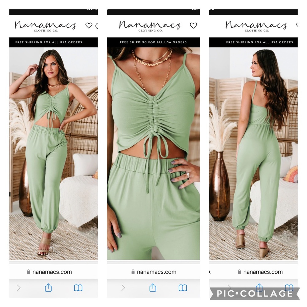 Super CUTE Jumpsuit 💚 -NEVER WORN
